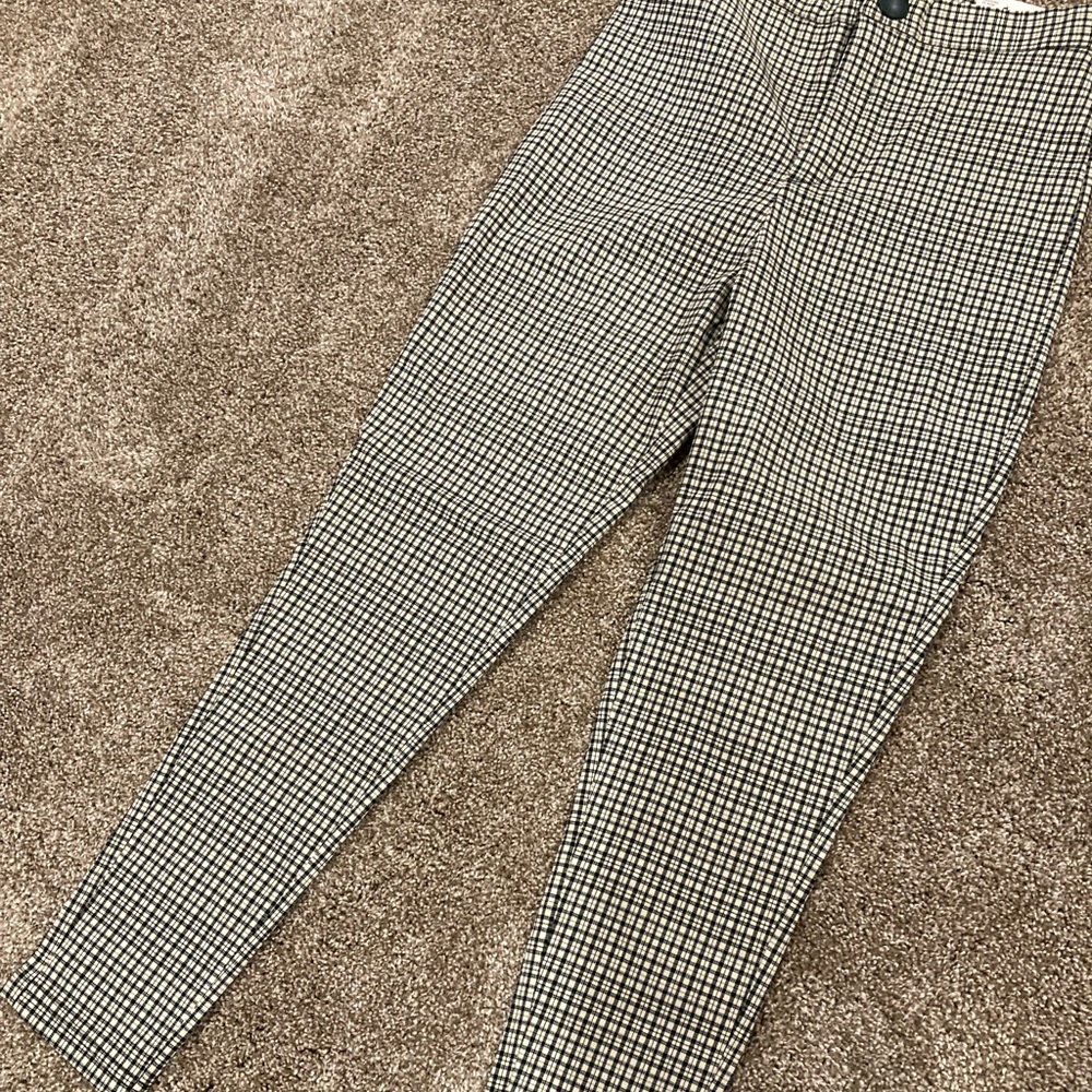 High Rise Plaid Leggings NWT